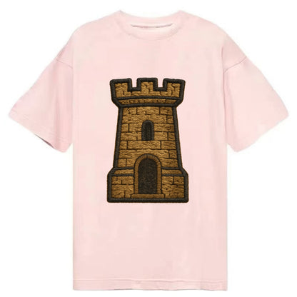 Castle Tower  - Classic T-shirt - Pink