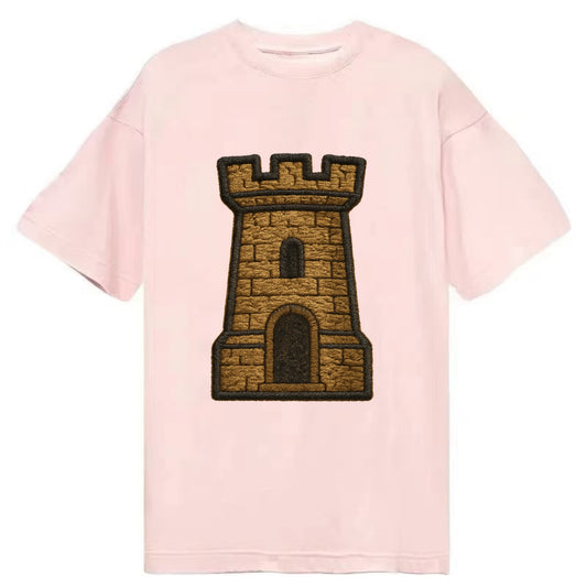Castle Tower  - Classic T-shirt - Pink