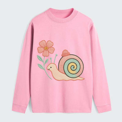Coral Snail - Classic Long Sleeve Shirt - Pink