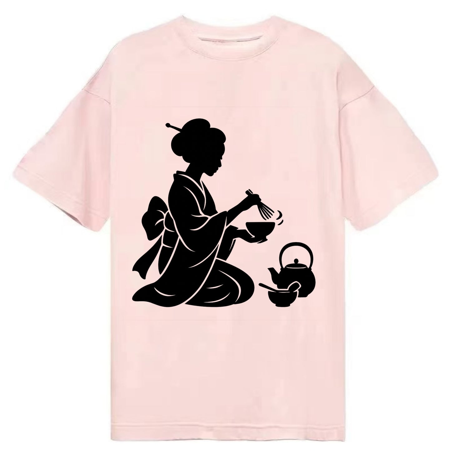 Geisha traditional tea ceremony - Classic T-shirt - Pink