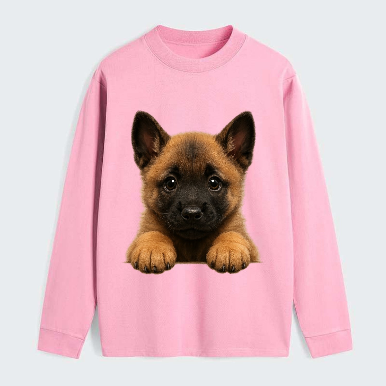 Belgian Malinois  - Classic Long Sleeve Shirt - Pink