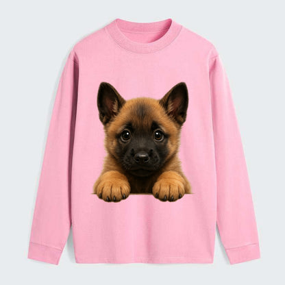 Belgian Malinois  - Classic Long Sleeve Shirt - Pink