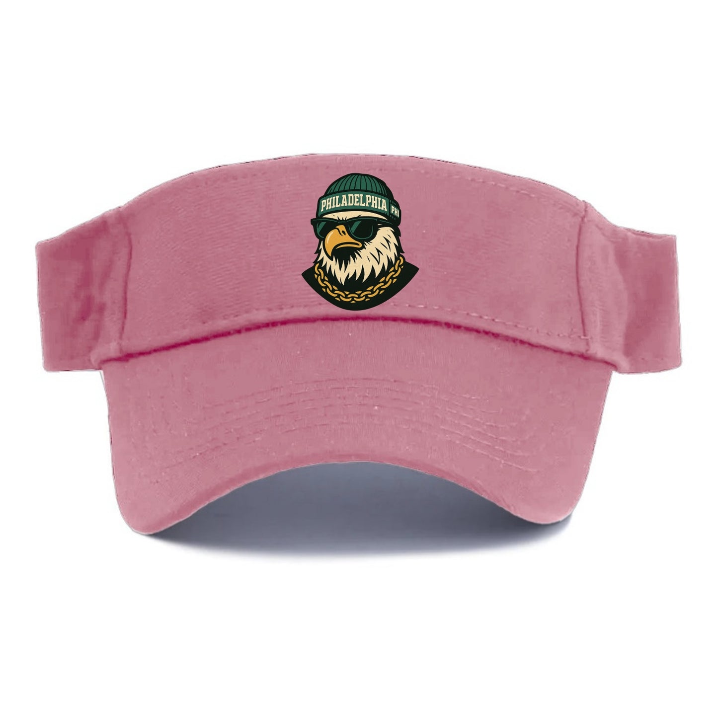 "eagle" "philadelphia" "phi" "green" "us East" - Visor - Pink