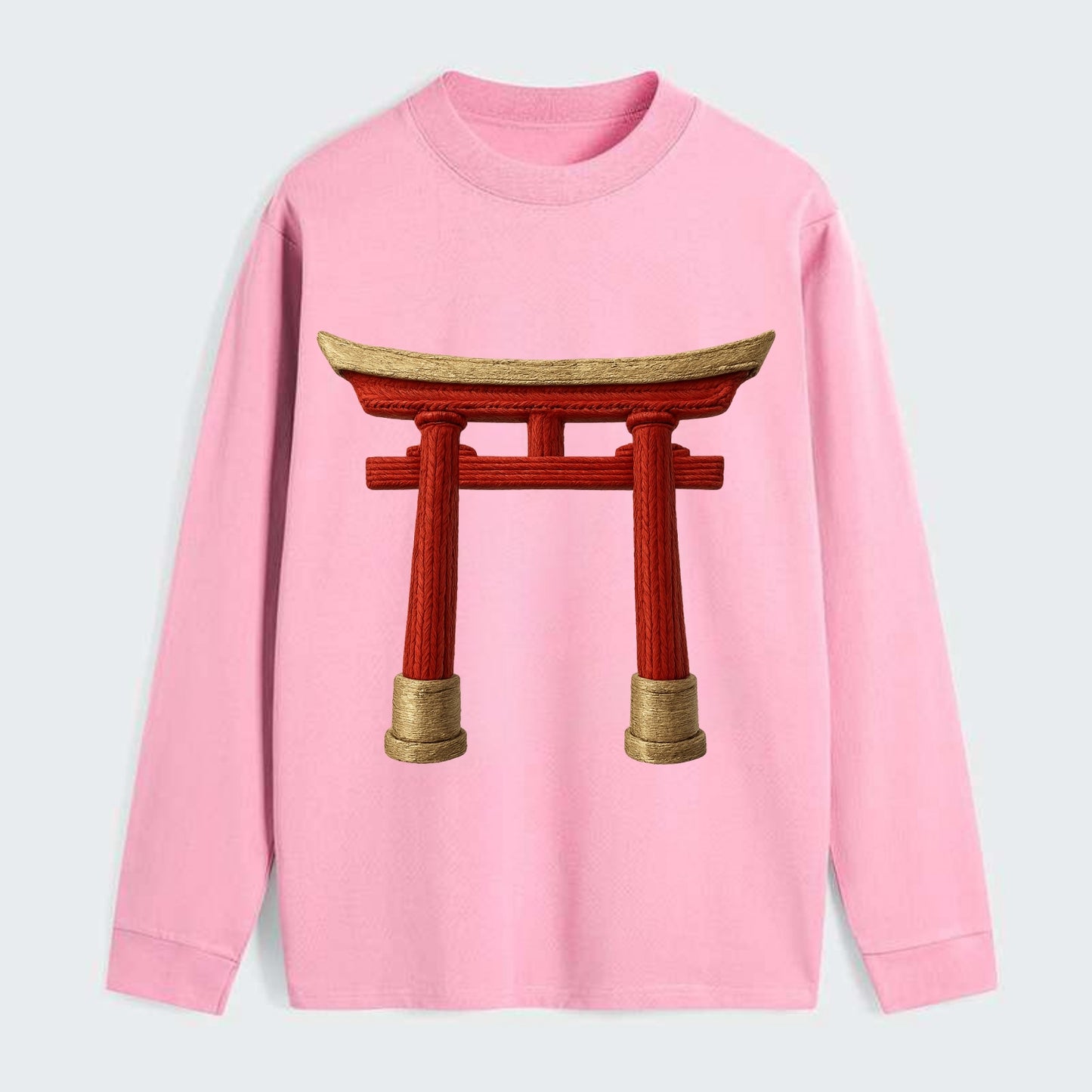 Japanese Torii Gate  - Classic Long Sleeve Shirt - Pink