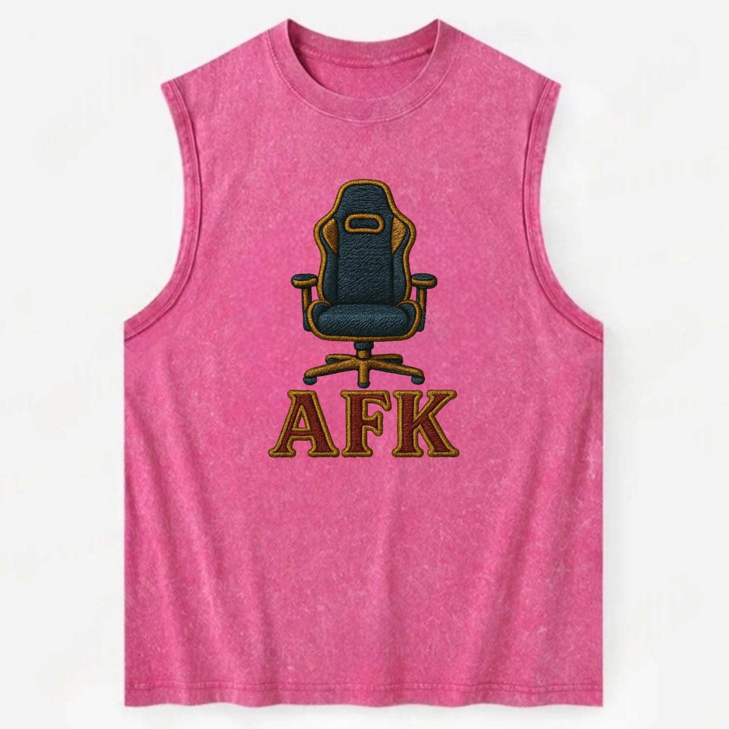 AFK   - Vintage Washed Tank - Pink