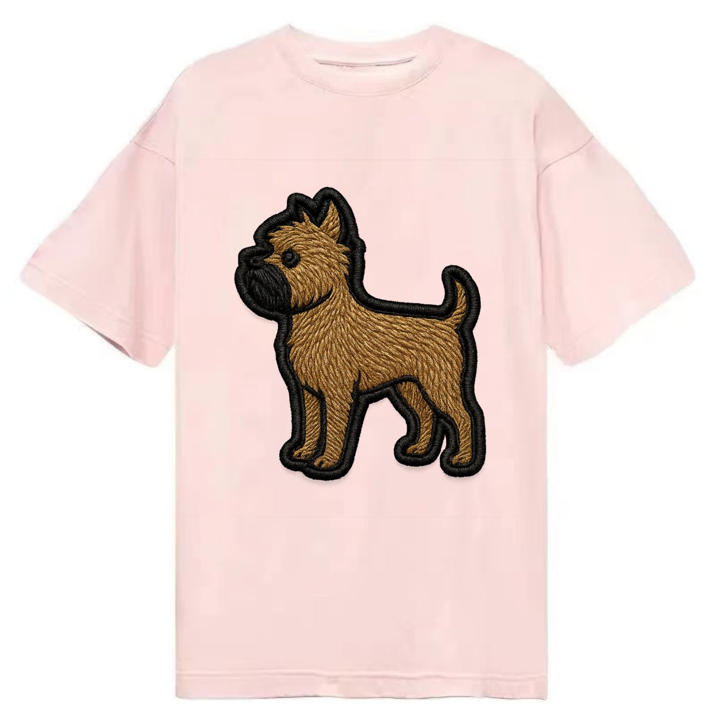 Affenpinscher - Contemporary wiry design - Classic T-shirt - Pink
