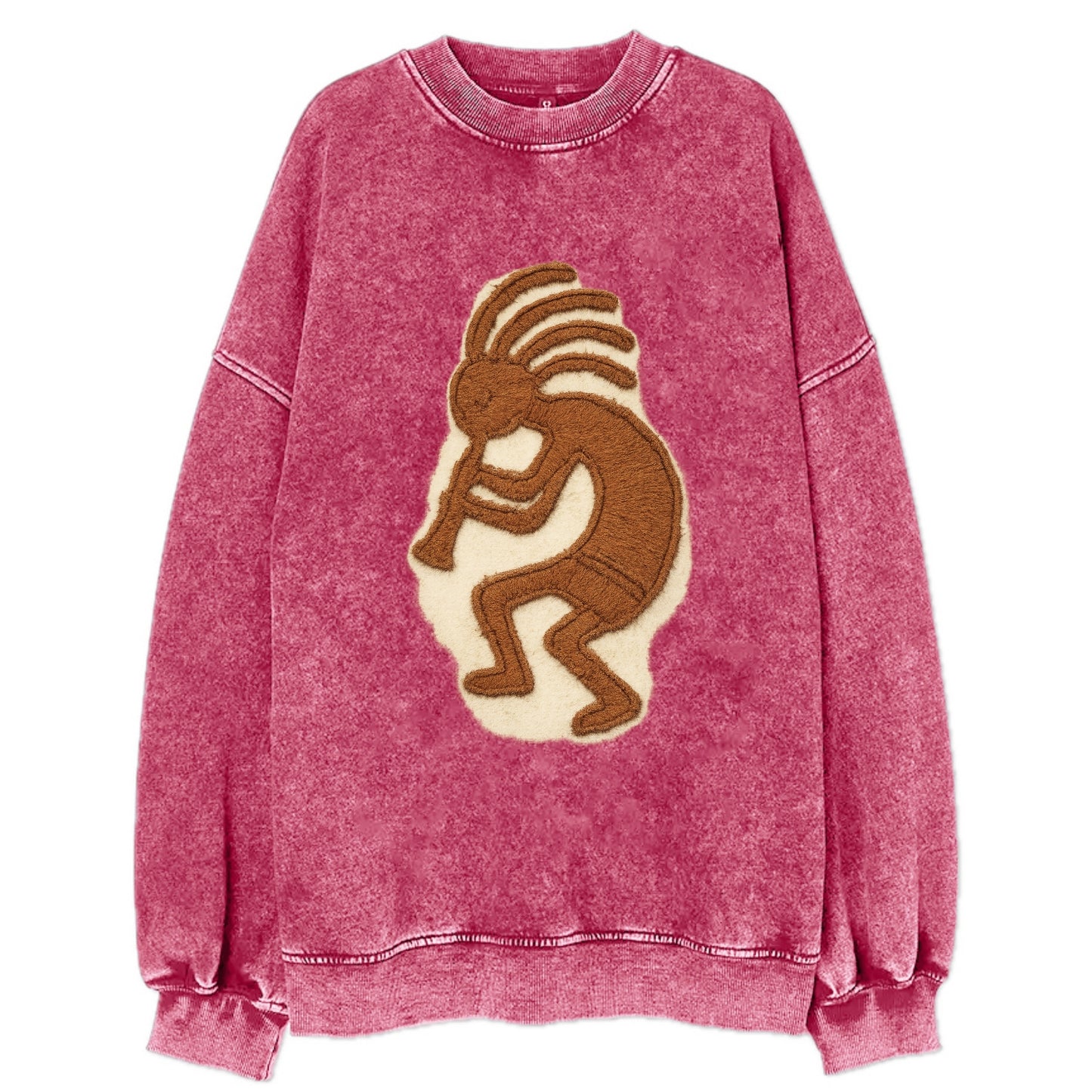 Kokopelli  - Vintage Sweatshirt - Pink