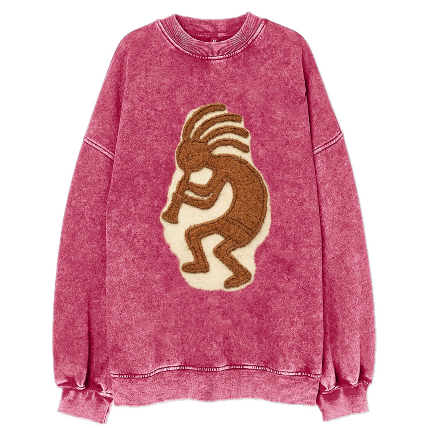 Kokopelli  - Vintage Sweatshirt - Pink