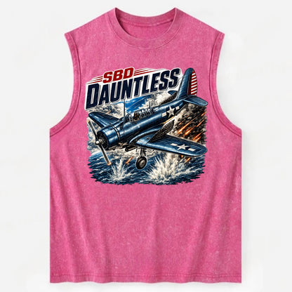 Sbd Dauntless - Vintage Washed Tank - Pink