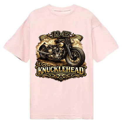 1947 Knucklehead Bobber - Classic T-shirt - Pink