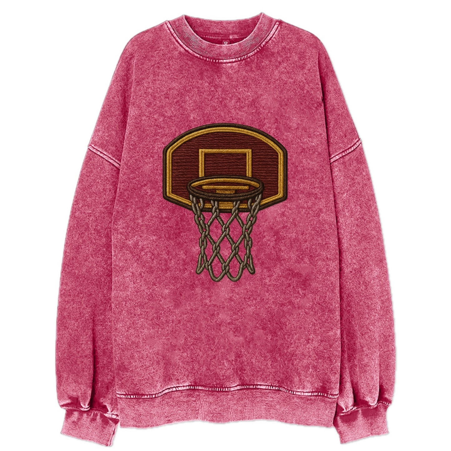 Basketball Hoop  - Vintage Sweatshirt - Pink