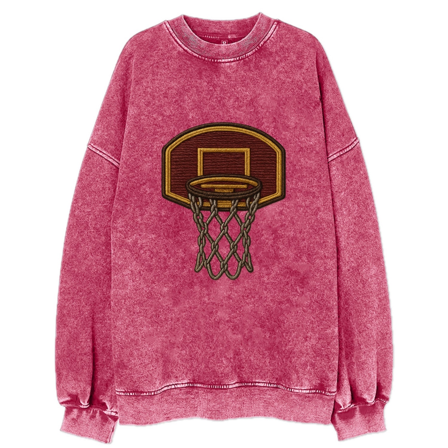 Basketball Hoop  - Vintage Sweatshirt - Pink