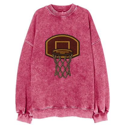 Basketball Hoop  - Vintage Sweatshirt - Pink