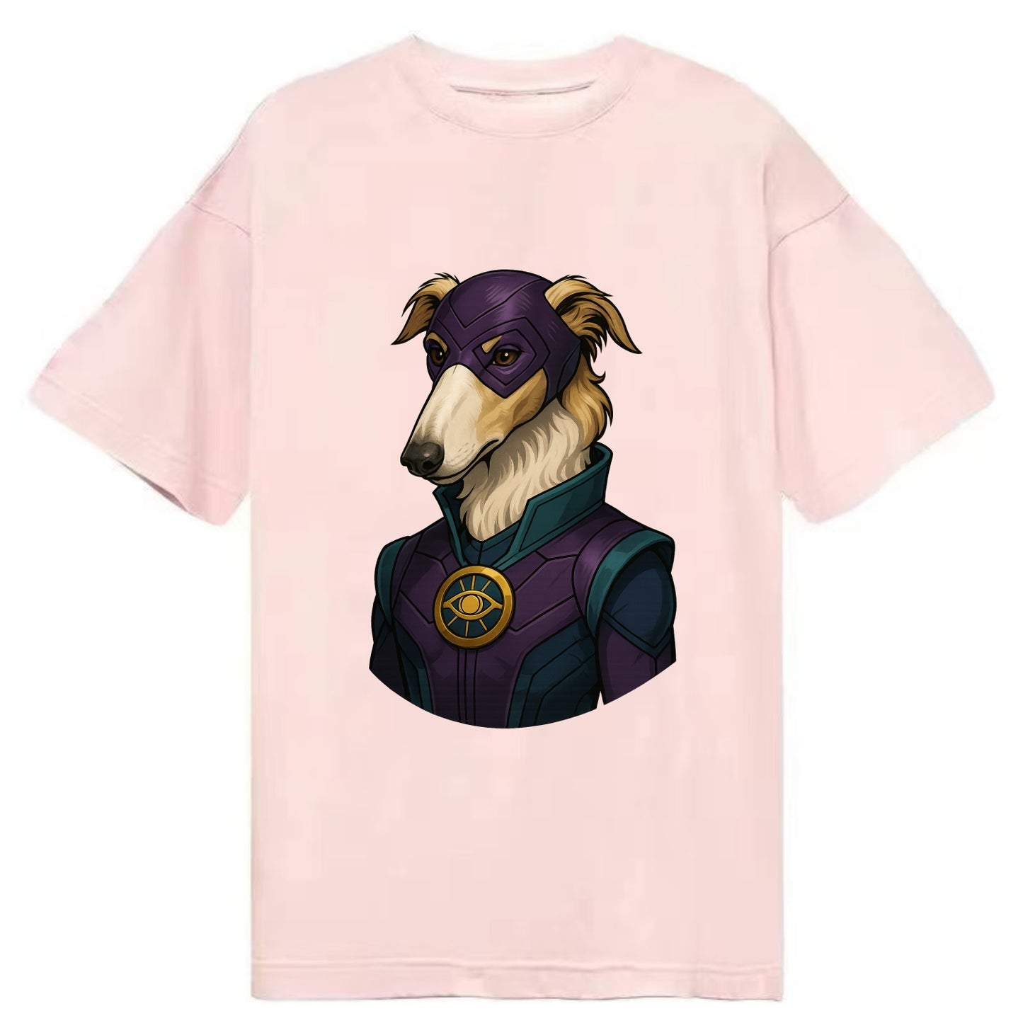 Borzoi Mystic Hero  - Classic T-shirt - Pink