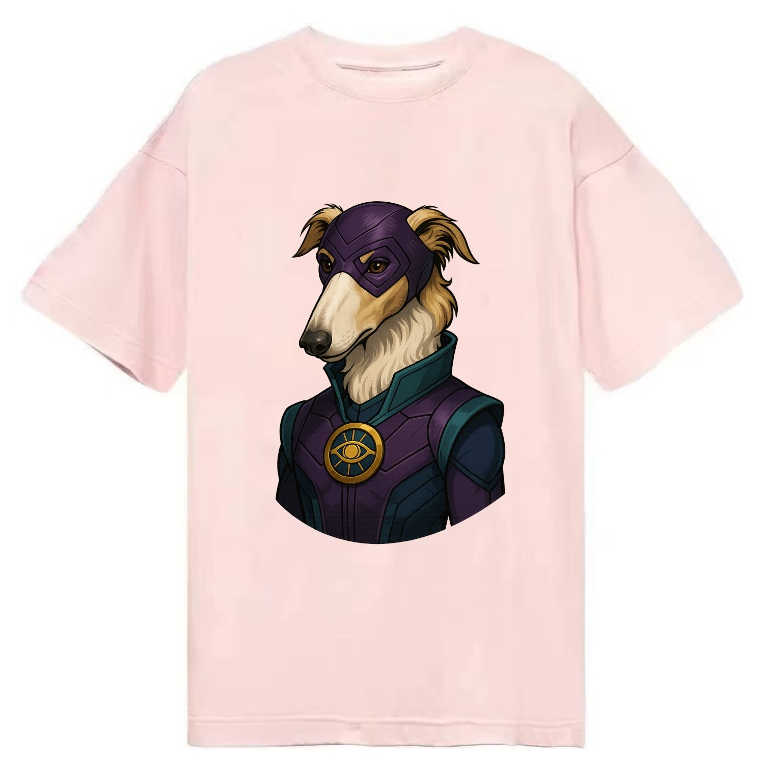 Borzoi Mystic Hero  - Classic T-shirt - Pink