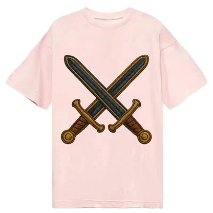 Crossed Swords  - Classic T-shirt - Pink