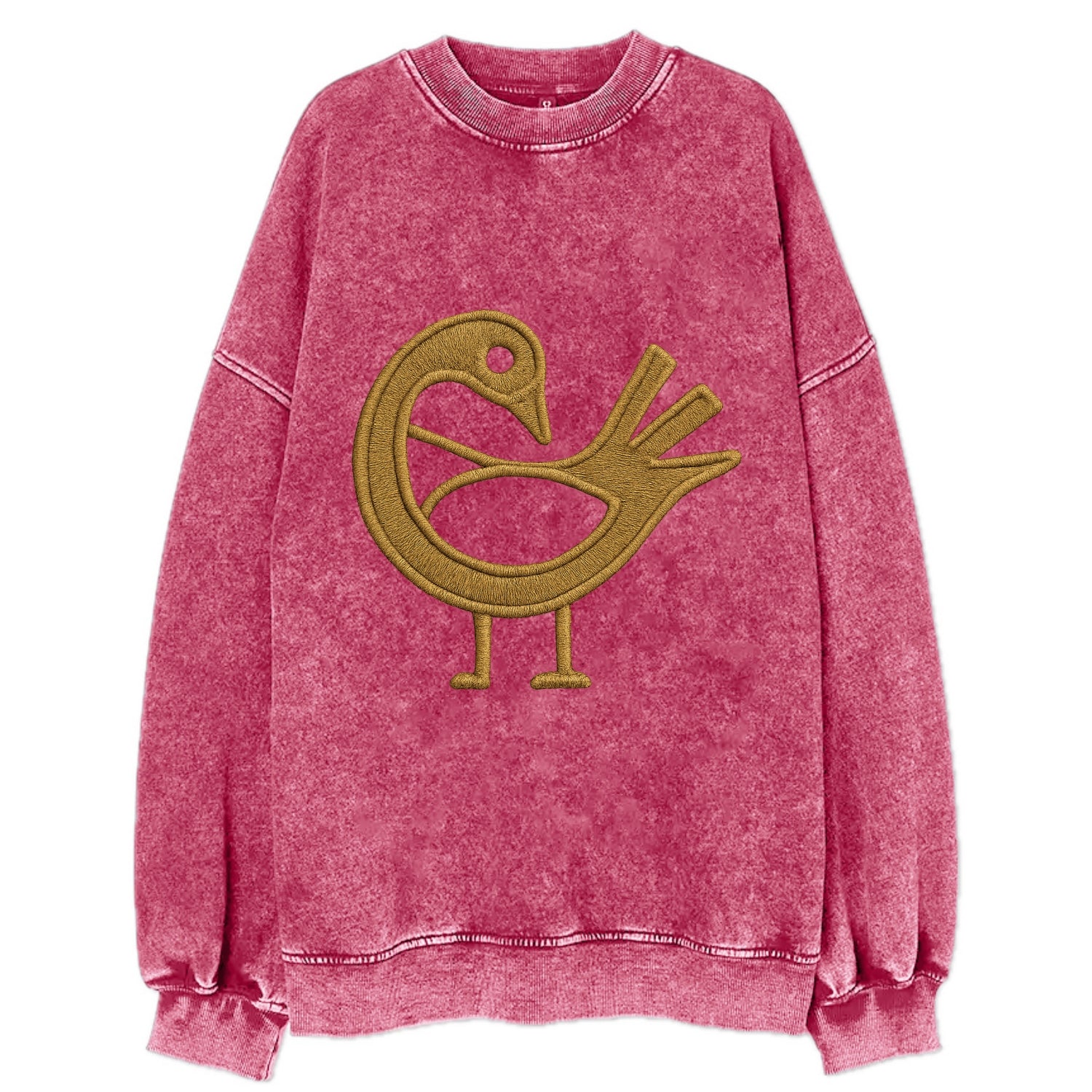 Adinkra Sankofa  - Vintage Sweatshirt - Pink
