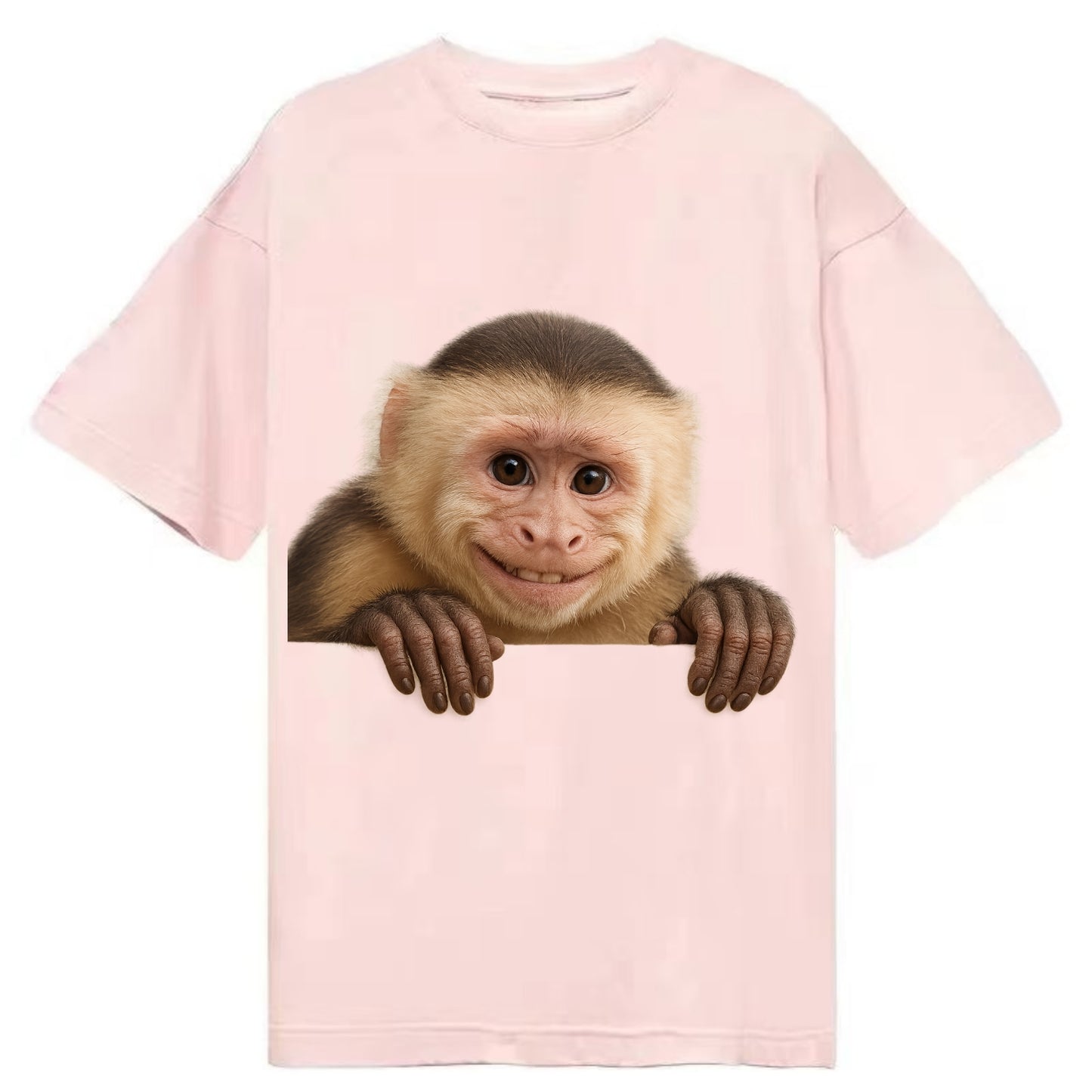 Capuchin Monkey  - Classic T-shirt - Pink