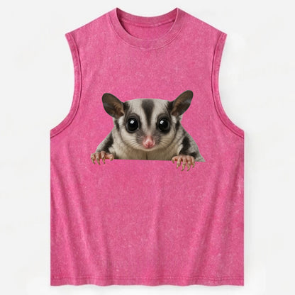 Sugar Glider  - Vintage Washed Tank - Pink