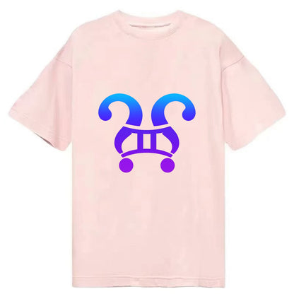 CURIOUS TWINS | Twin question marks | Endless curiosity | Seeking answers | - Classic T-shirt - Pink