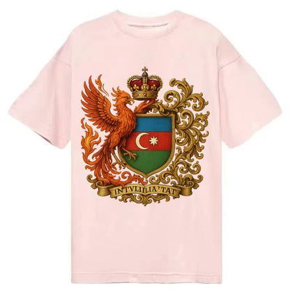 Azerbaijan Fire Phoenix Emblem  - Classic T-shirt - Pink