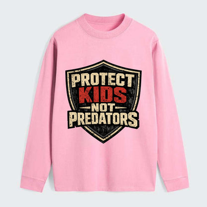 Protect Kids Not Predators - Classic Long Sleeve Shirt - Pink