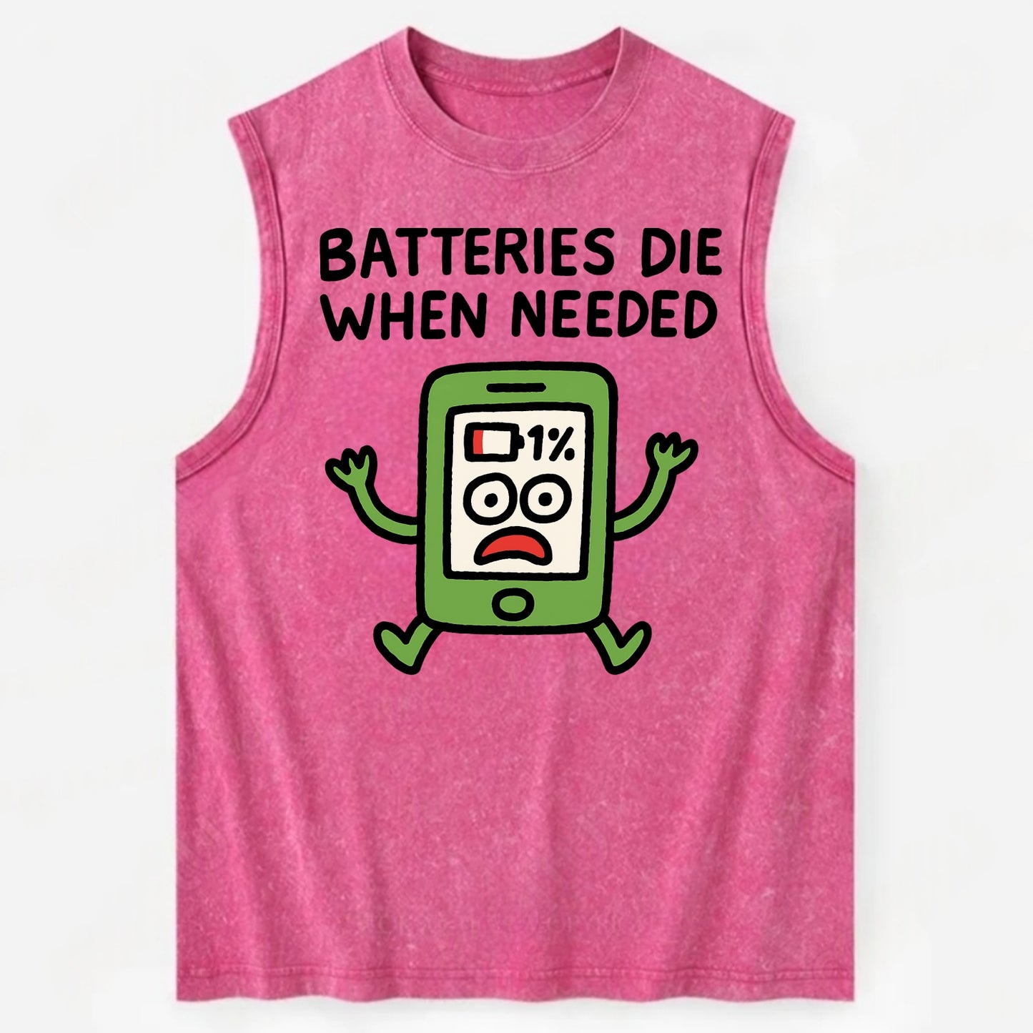 Hammer and Anvil  - Vintage Washed Tank - Pink