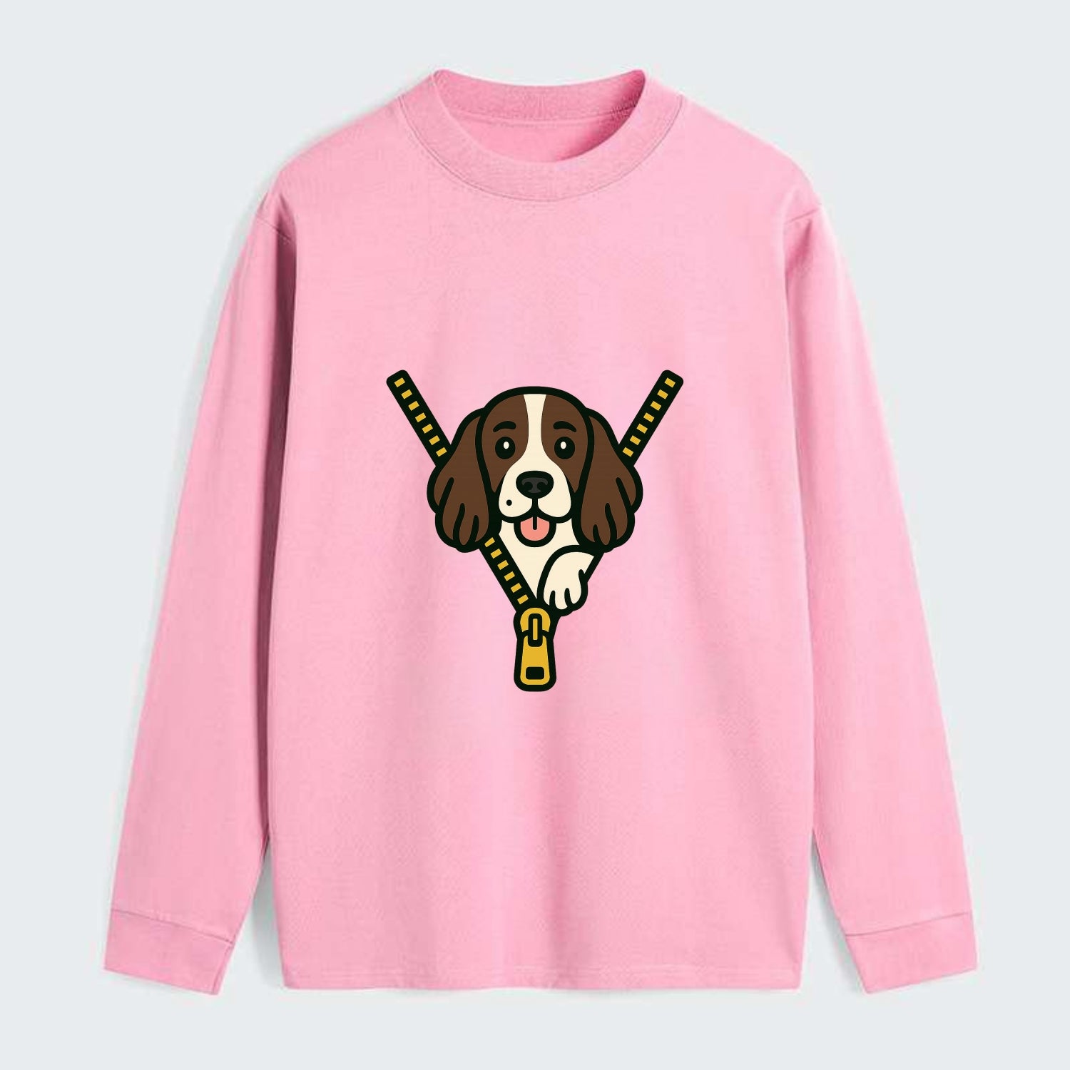 English Springer Spaniel - Classic Long Sleeve Shirt - Pink