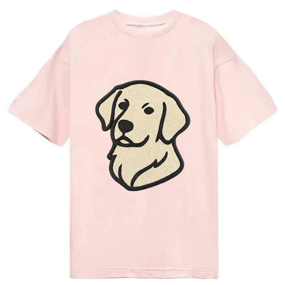 Golden Retriever - Head tilt curious pos Classic T-shirt - Pink