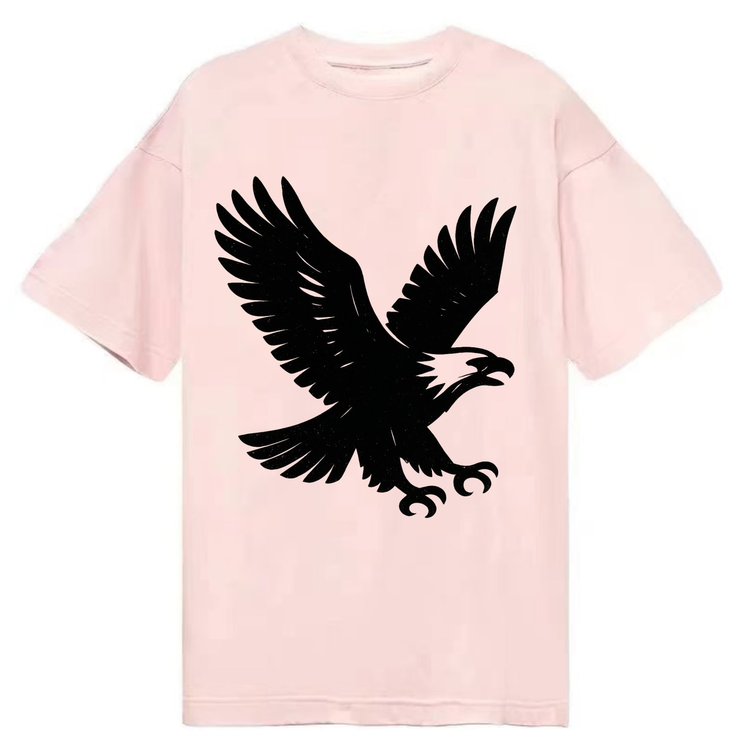 Eagle in flight - liberty and independence ink brushstrokes - Classic T-shirt - Pink