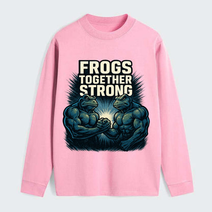 Frogs Together Strong 4 - Classic Long Sleeve Shirt - Pink