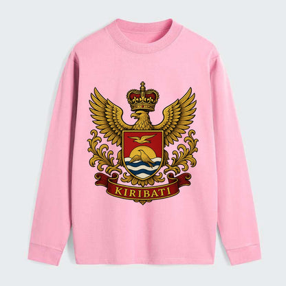 Kiribati Heritage Badge - Classic Long Sleeve Shirt - Pink