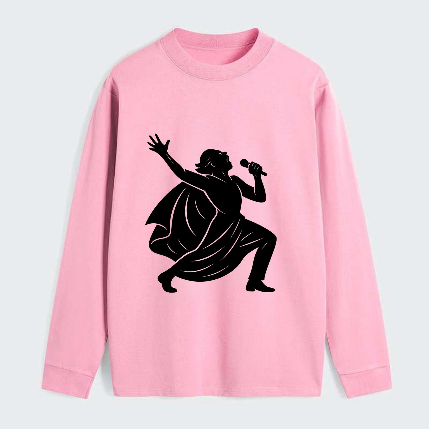Opera singer powerful finale - Classic Long Sleeve Shirt - Pink