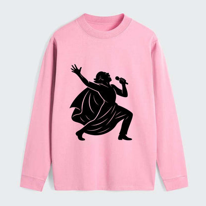 Opera singer powerful finale - Classic Long Sleeve Shirt - Pink