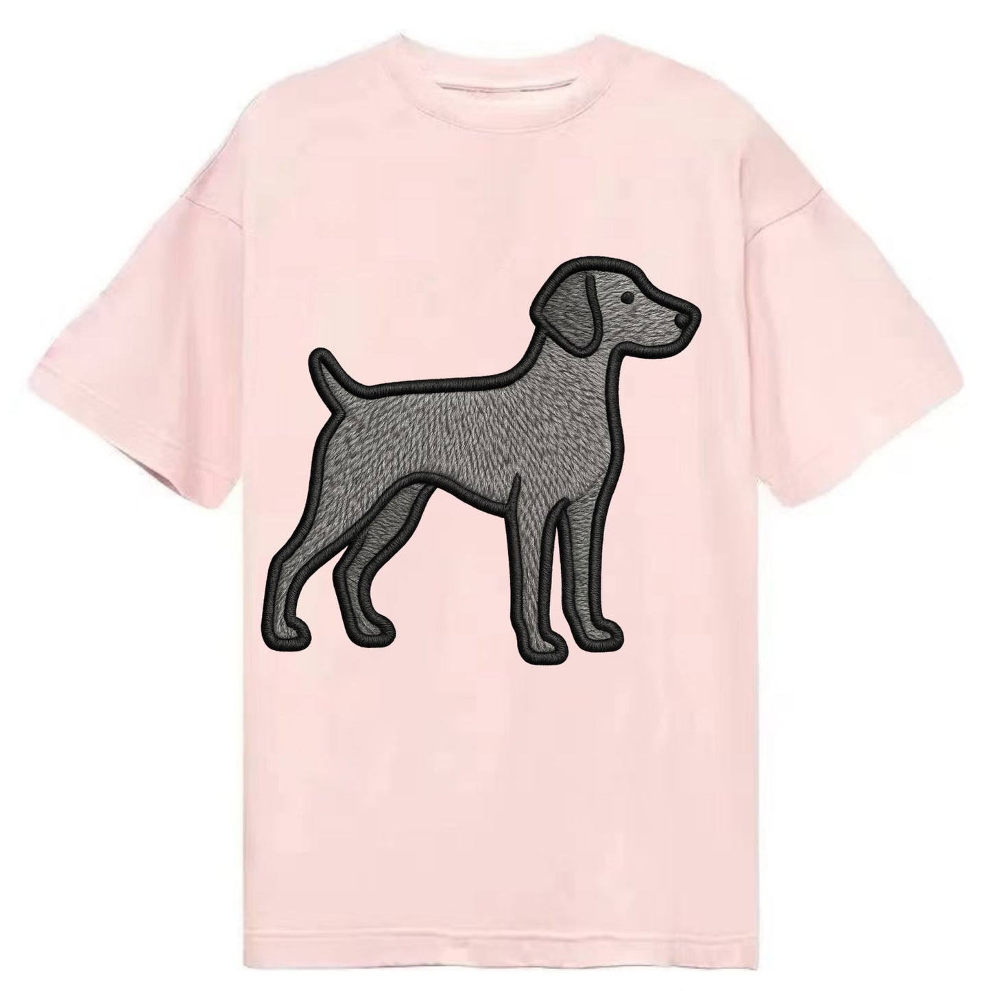 Weimaraner - Trendy gray ghost design wi - Classic T-shirt - Pink