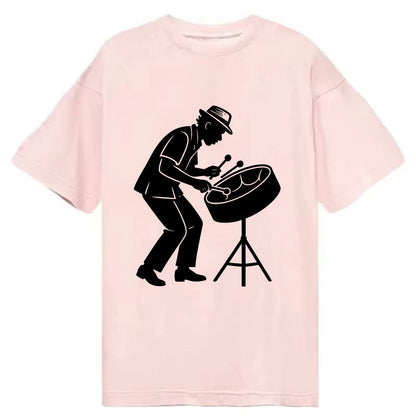 Steel drum player Caribbean rhythm - Classic T-shirt - Pink