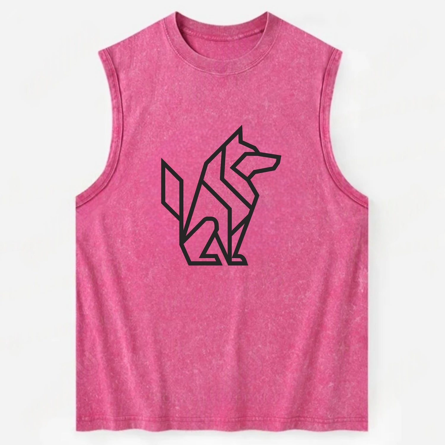 Born to be Wild  - Vintage Washed Tank - Pink