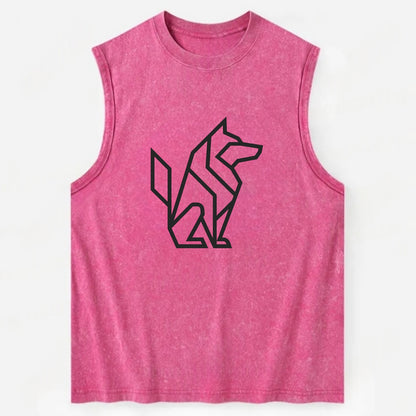 Born to be Wild  - Vintage Washed Tank - Pink