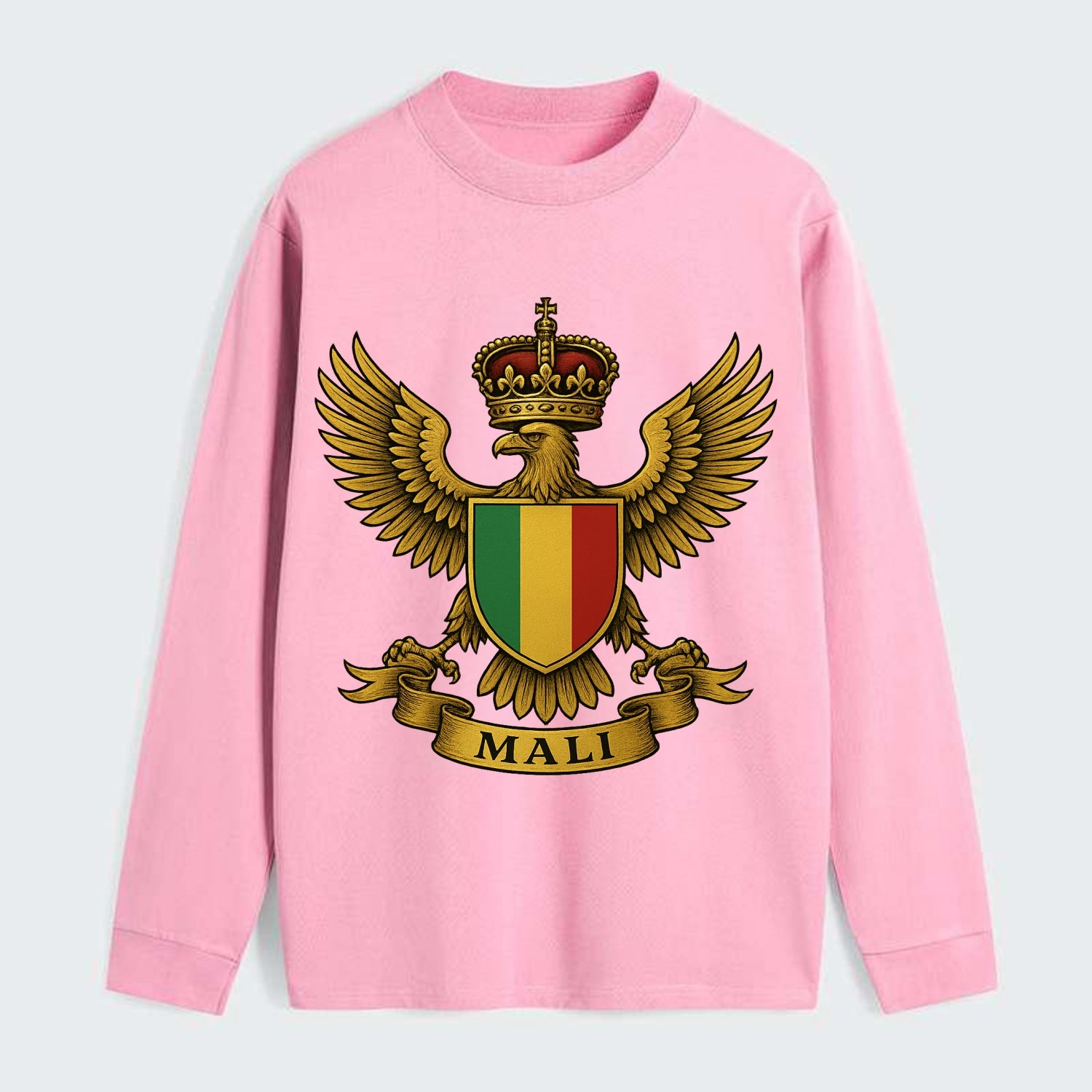 Mali Royal Logo  - Classic Long Sleeve Shirt - Pink