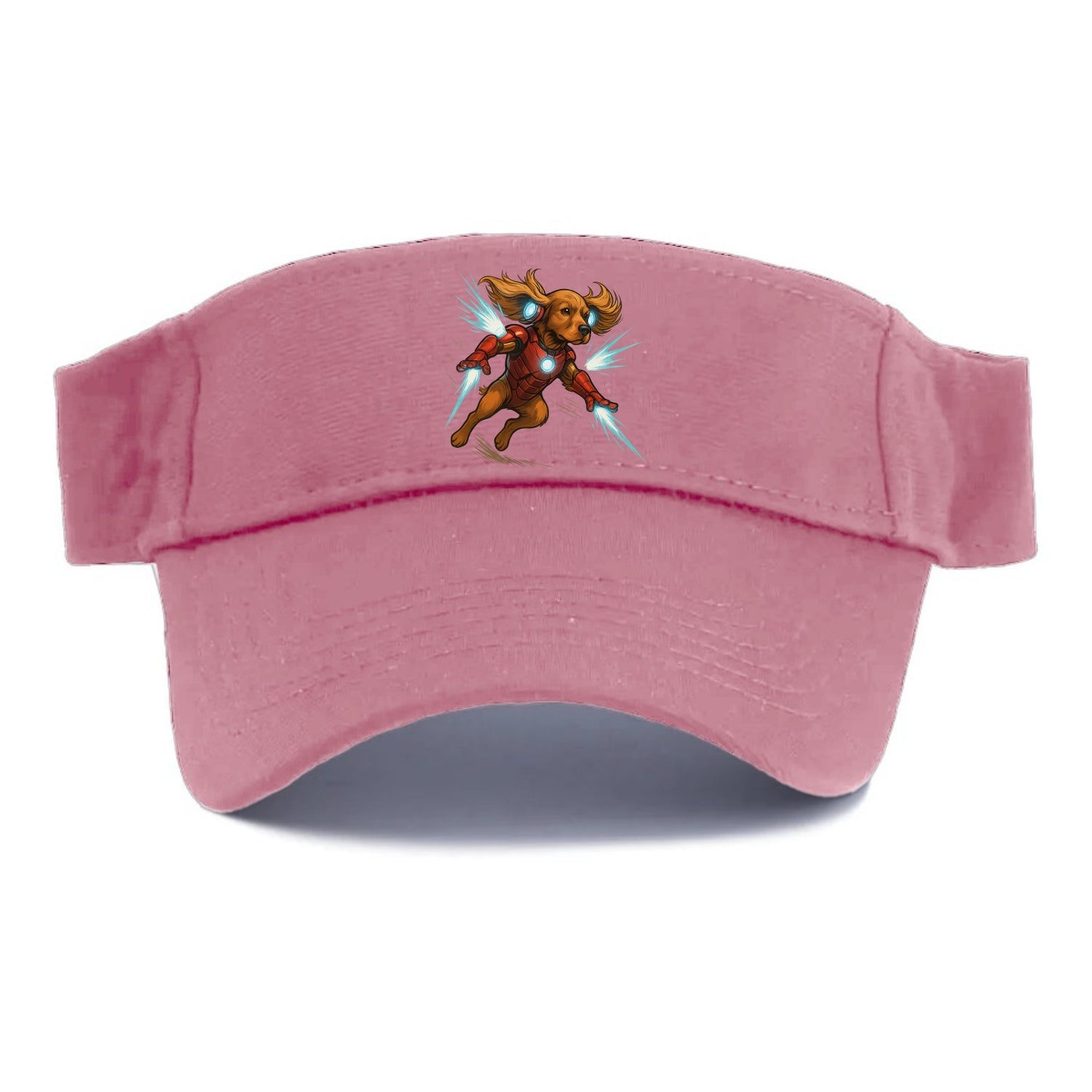 Cocker Spaniel Iron Man  - Visor - Pink