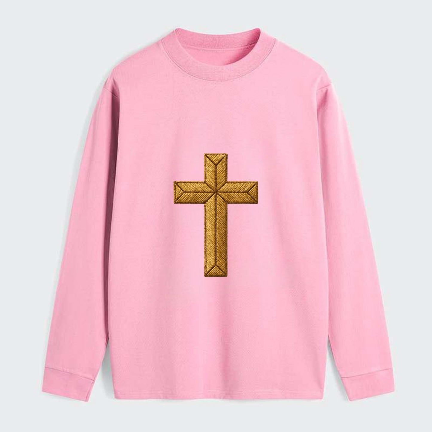 Rock Cross  - Classic Long Sleeve Shirt - Pink