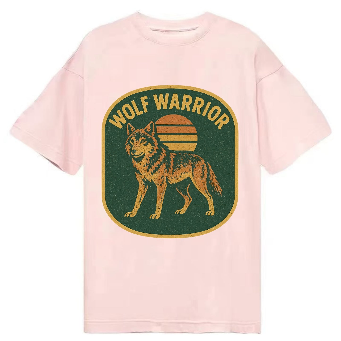 Wolf Warrior  - Classic T-shirt - Pink