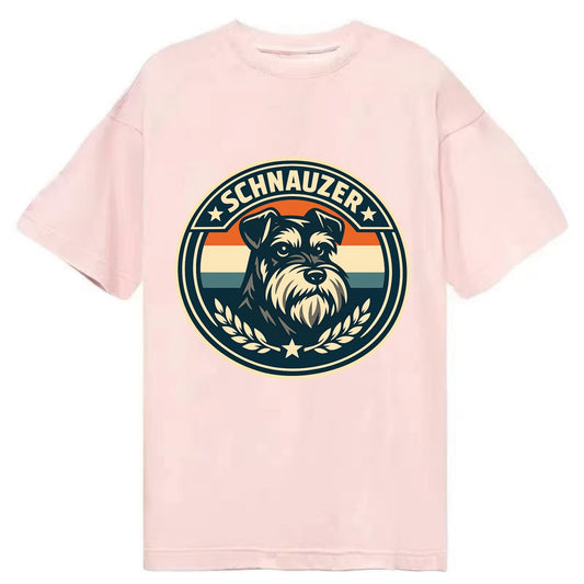 Noble Schnauzer Emblem - Classic T-shirt - Pink