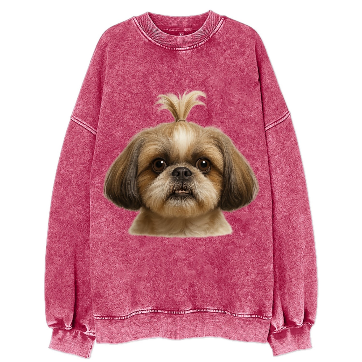 Shih Tzu  - Vintage Sweatshirt - Pink