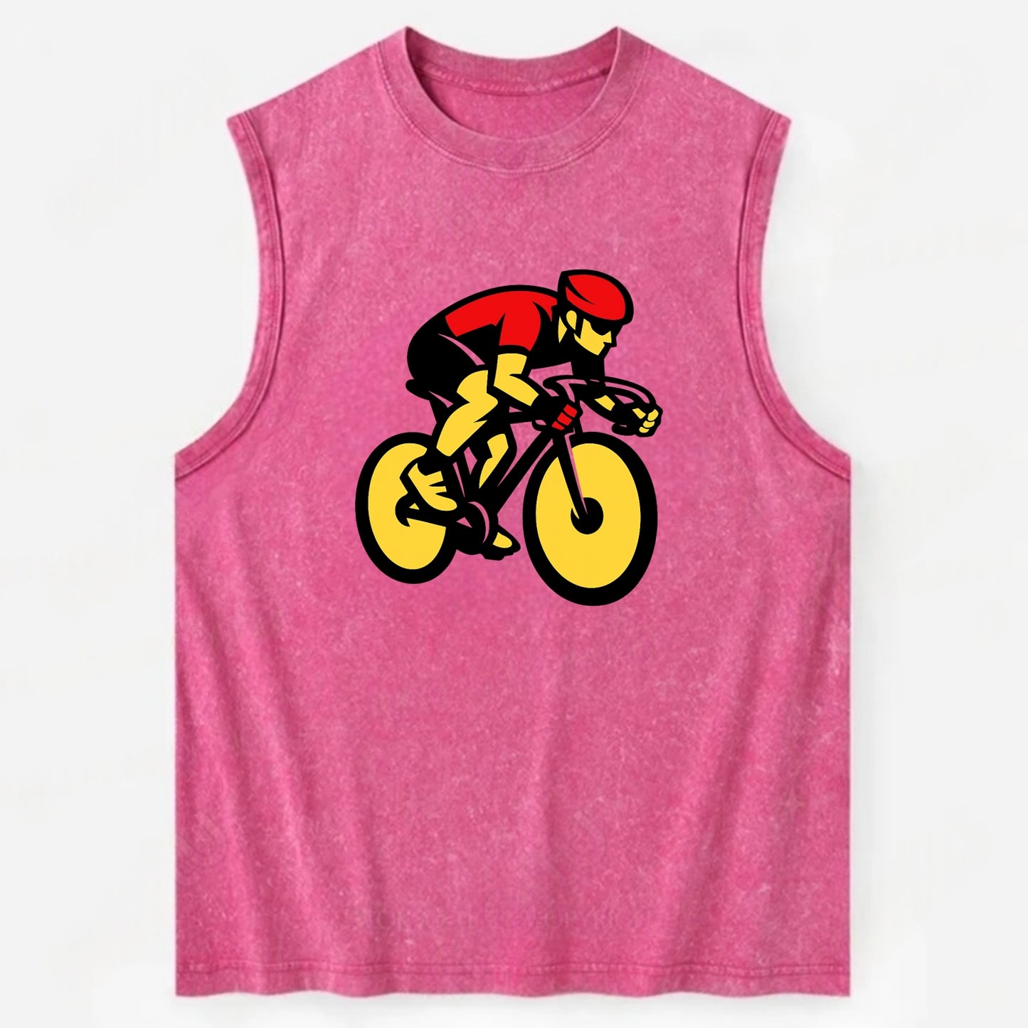 Speed Demon Cyclist - Vintage Washed Tank - Pink