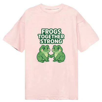 Frogs Together Strong 2 - Classic T-shirt - Pink