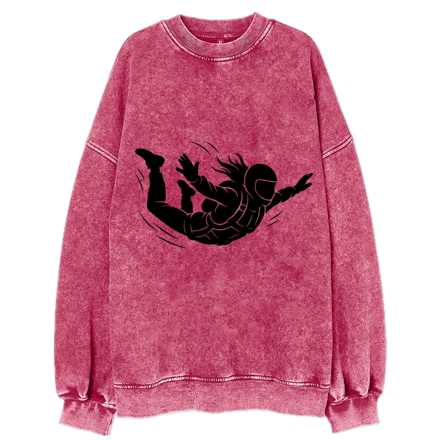 Skydiver free-fall position - Vintage Sweatshirt - Pink