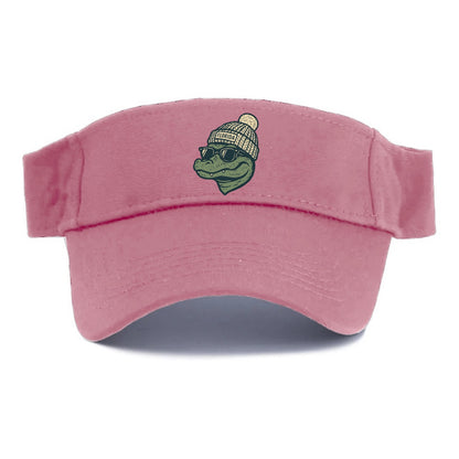 Gainesville Gator wearing Florida beanie - Visor - Pink