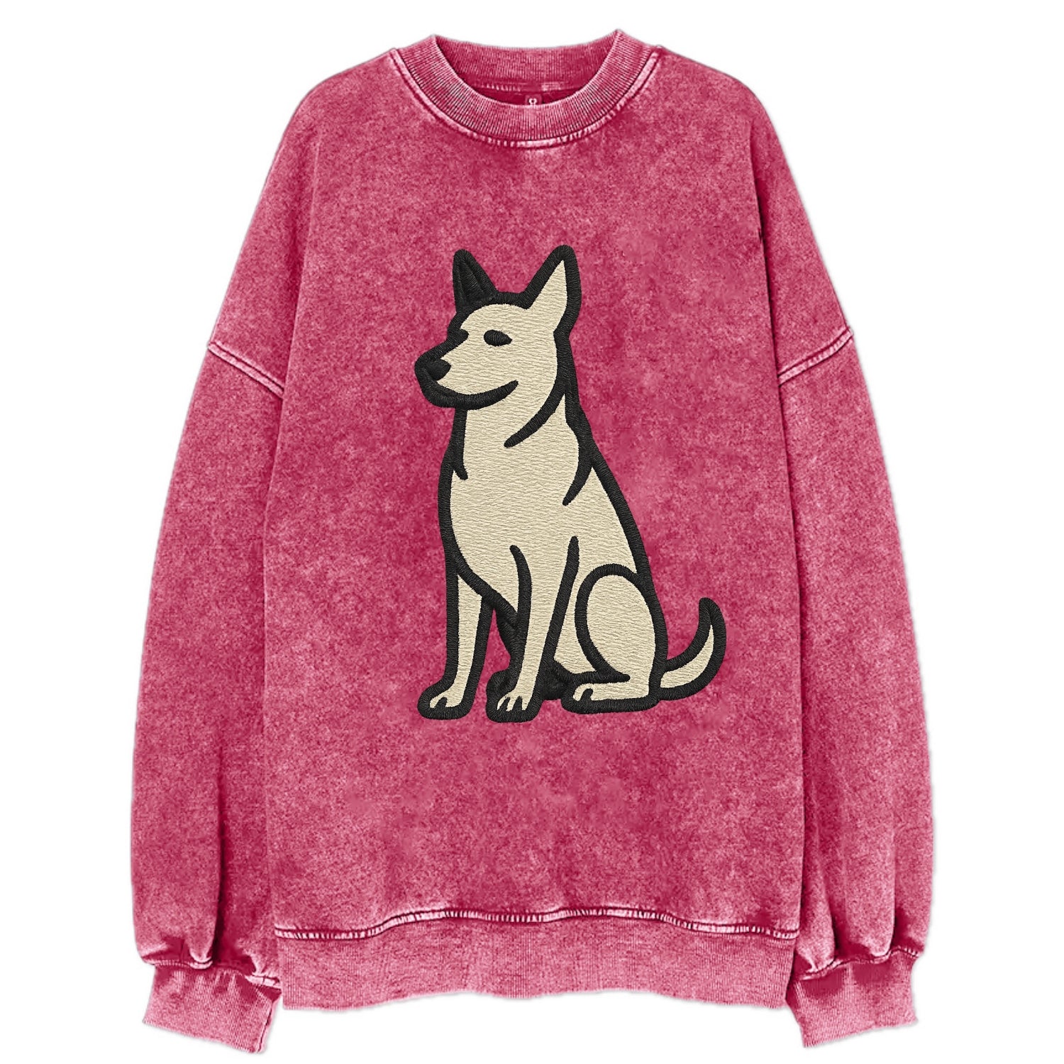 German Sheprador - German Shepherd Lab m Vintage Sweatshirt - Pink