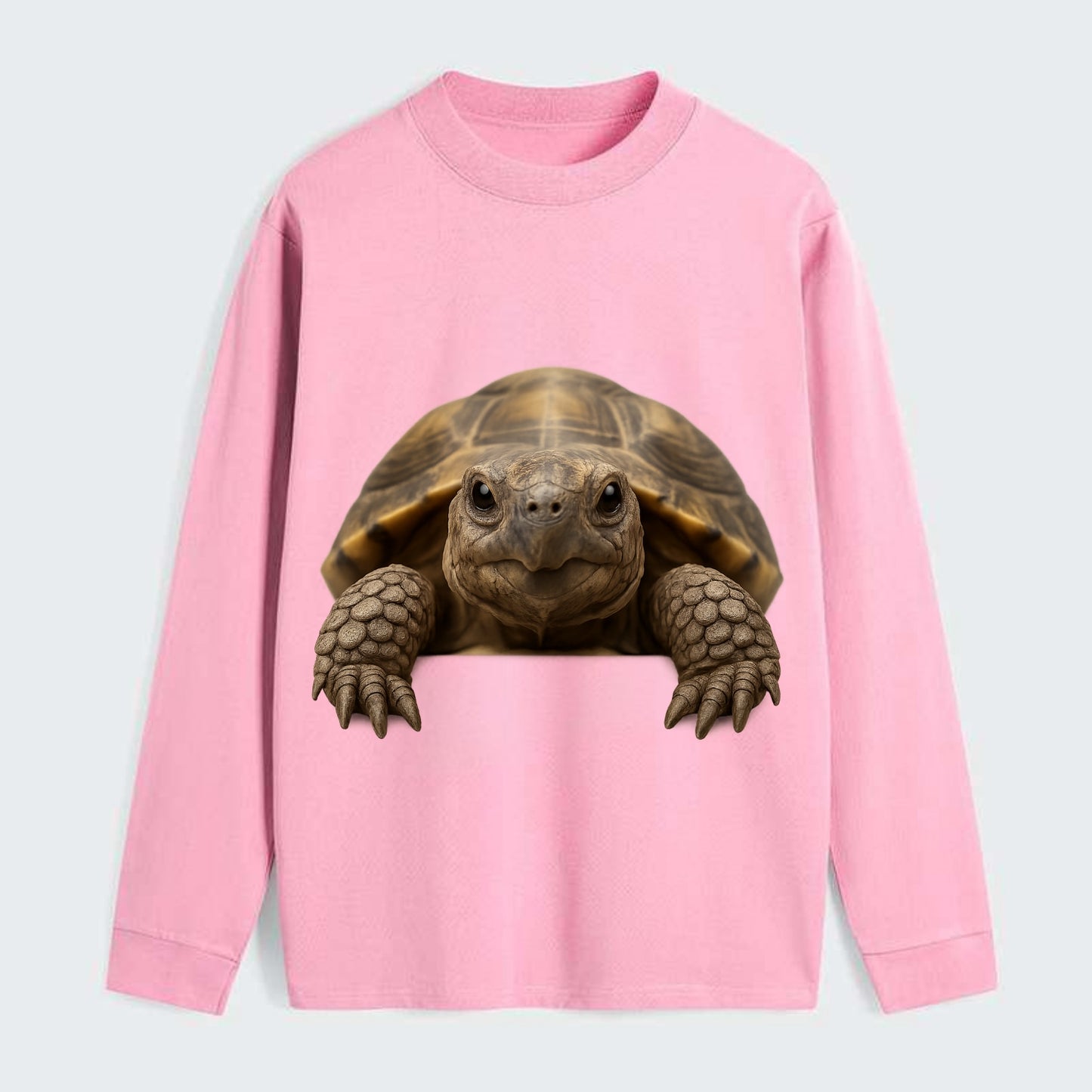 Tortoise  - Classic Long Sleeve Shirt - Pink